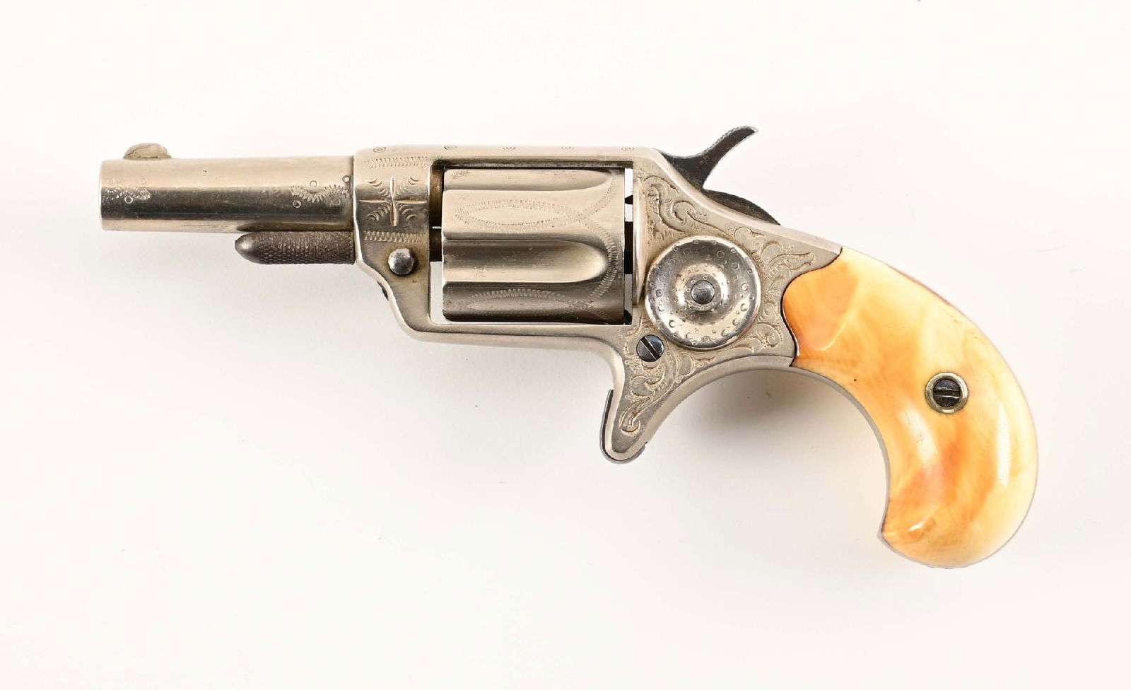 (A) ENGRAVED COLT NEW LINE SINGLE ACTION REVOLVER.