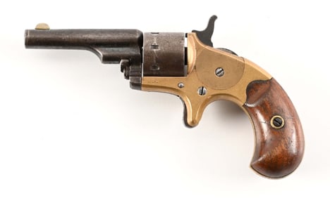 (A) COLT OPEN TOP POCKET MODEL SINGLE ACTION REVOLVER.