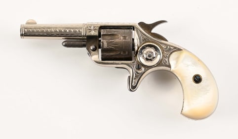 (A) EARLY FIRST MODEL ENGRAVED COLT NEW LINE SINGLE ACTION REVOLVER.