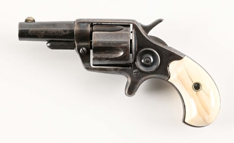 (A) SECOND MODEL COLT NEW LINE .41 SINGLE ACTION REVOLVER.