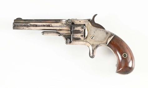 (A) SMITH & WESSON MODEL 1 THIRD ISSUE SINGLE ACTION REVOLVER.