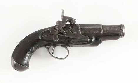 (A) UNKNOWN DERRINGER PERCUSSION PISTOL.
