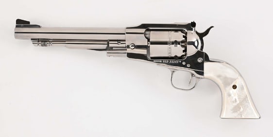 (A) RUGER OLD ARMY PERCUSSION REVOLVER.