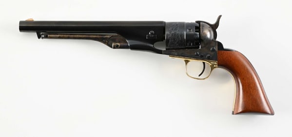 (A) COLT SIGNATURE SERIES 1860 ARMY SINGLE ACTION PERCUSION REVOLVER WITH BOX.