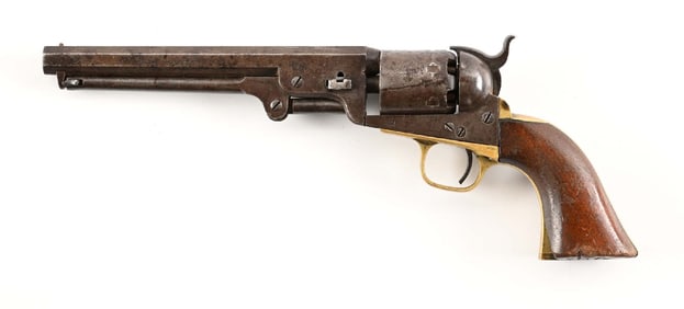 (A) COLT 1851 NAVY SINGLE ACTION PERCUSSION REVOLVER (1863).