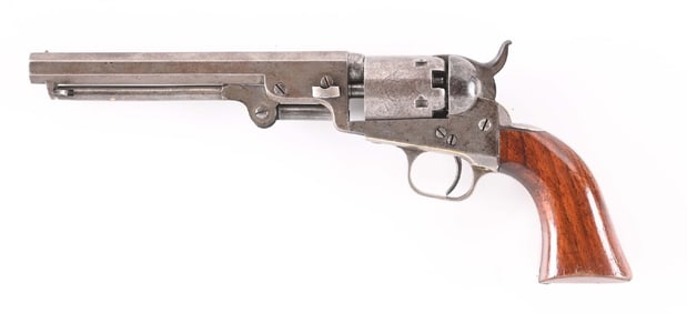 (A) COLT MODEL 1849 POCKET REVOLVER.