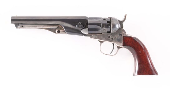(A) COLT 1862 POLICE SINGLE ACTION PERCUSSION REVOLVER.