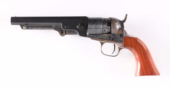(A) 2ND GENERATION COLT 1862 POCKET NAVY SINGLE ACTION PERCUSSION REVOLVER.