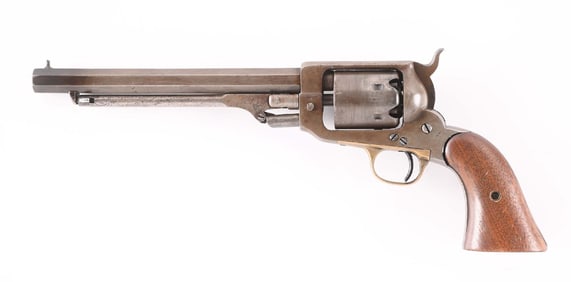 (A) WHITNEY & EAGLE ARMS CO. NAVY SECOND MODEL 3RD TYPE SINGLE ACTION PERCUSSION REVOLVER