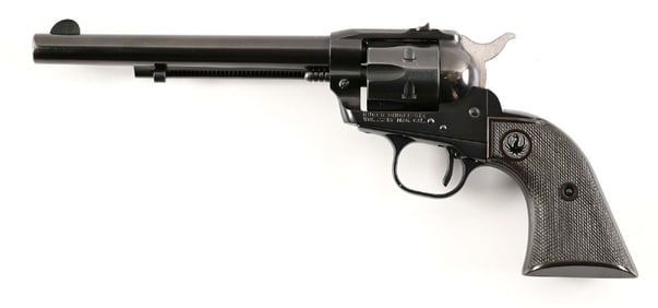 (C) EARLY RUGER SINGLE SIX .22 WINCHESTER MAGNUM SINGLE ACTION REVOLVER (1960)