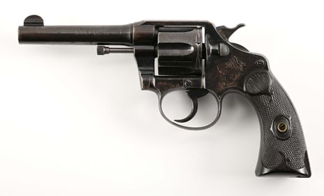 (C) COLT POLICE POSITIVE .38 COLT DOUBLE ACTION REVOLVER (1910).