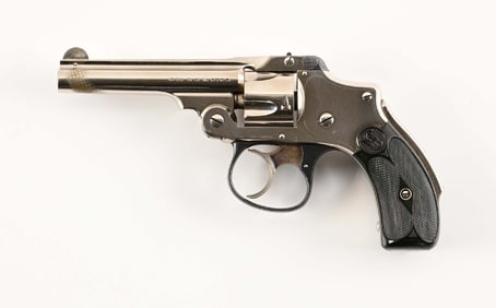 (C) SMITH & WESSON .32 S&W SAFETY HAMMERLESS 4TH MODEL DOUBLE ACTION REVOLVER.