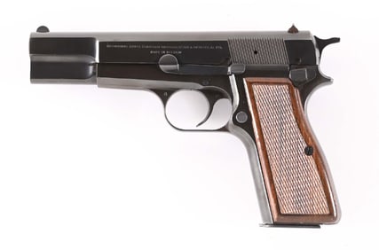 (C) BROWNING HI-POWER SEMI-AUTOMATIC PISTOL (1972).