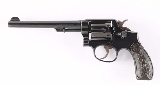 (C) SMITH & WESSON .32-20 MODEL 1905 3RD CHANGE DOUBLE ACTION REVOLVER.