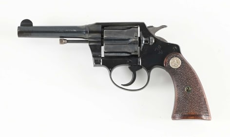 (C) PRE-WAR COLT POLICE POSITIVE .38 SPECIAL DOUBLE ACTION REVOLVER.
