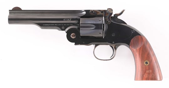 (M) UBERTI SCHOFIELD SINGLE ACTION REVOLVER.