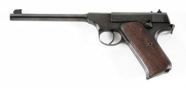 (C) COLT PRE-WOODSMAN SEMI-AUTOMATIC PISTOL.
