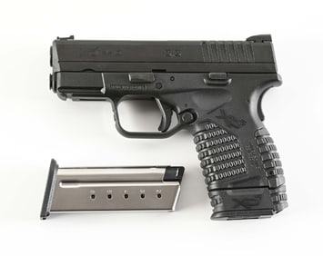 (M) SPRINGFIELD XDS SEMI-AUTOMATIC PISTOL WITH CASE.