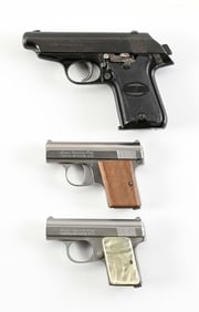 (M) LOT OF 3: SMALL CALIBER SEMI-AUTOMATIC PISTOLS.