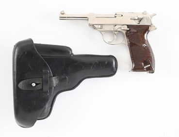 (C) WALTHER P.38 SEMI-AUTOMATIC PISTOL.