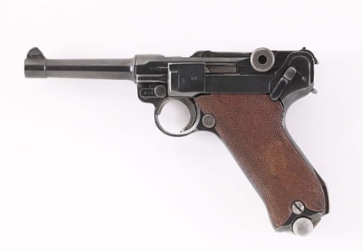 (C) 1916 DATED DWM P. 08 SEMI-AUTOMATIC PISTOL.