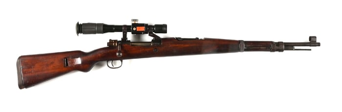 (C) BOSNIAN M48 YUGO MAUSER SNIPER BOLT ACTION RIFLE.