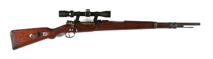(C) CUSTOM TURKISH M38 MAUSER BOLT ACTION RIFLE.