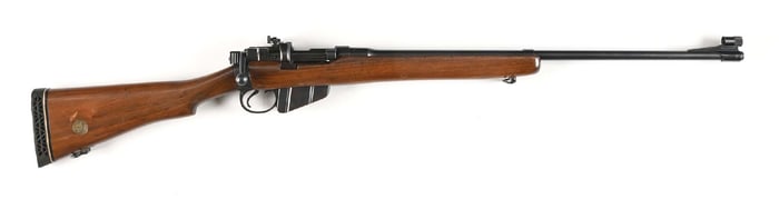 (C) SPORTERIZED ENFIELD SHTLE NO.1 V BOLT ACTION RIFLE.