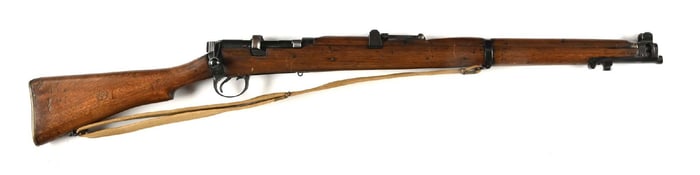 (C) BRITISH SMLE NO. I MK III* .303 BRITISH BOLT ACTION RIFLE.