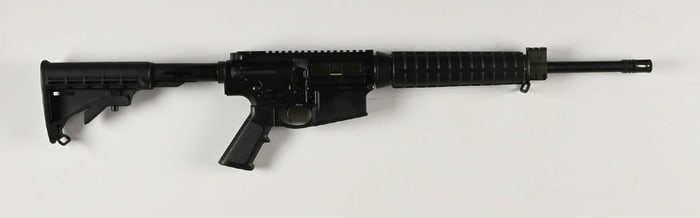 (M) SMITH & WESSON MP-10 SEMI-AUTOMATIC RIFLE.