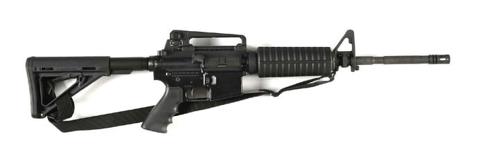 (M) ROCKY MOUNTAIN ARMS PATRIOT SEMI-AUTOMATIC AR15 RIFLE.