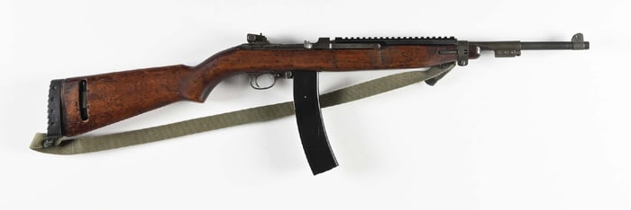 (C) INLAND DIVISION M1 CARBINE SEMI-AUTOMATIC RIFLE.