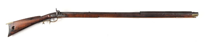 (A) 1867 DATED PERCUSSION KENTUCKY RIFLE SIGNED "EN".