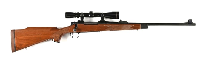 (M) REMINGTON MODEL 700 BDL DELUXE BOLT ACTION RIFLE WITH BOX.