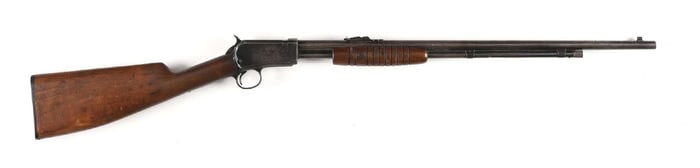 (C) WINCHESTER MODEL 62 SLIDE ACTION RIFLE.