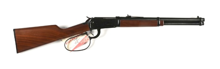 (M) WINCHESTER MODEL 94 AE SADDLE RING LEVER ACTION CARBINE.