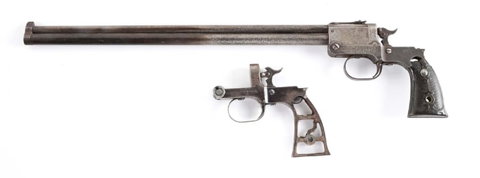 (C) LOT OF 2: MARBLE GAME GETTER COMBINATION GUNS.
