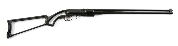 (M) BAUER RABBIT OVER UNDER COMBINATION RIFLE.