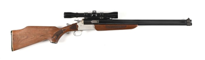 (M) SAVAGE MODEL 24 V .222 REMINGTON AND 20 GAUGE OVER UNDER COMBINATION GUN.