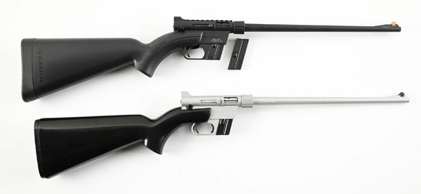 (M) LOT OF 2: CHARTER ARMS AND A HENRY AR-7 SURVIVAL RIFLES.