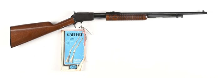 (M) ROSSI MODEL M59 .22 MAGNUM SLIDE ACTION RIFLE.