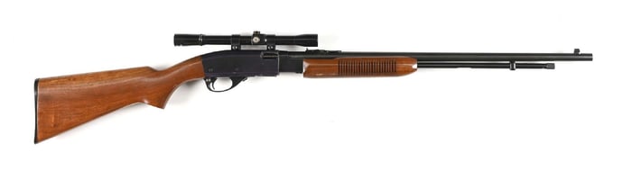 (C) REMINGTON 572 FIELDMASTER SLIDE ACTION RIFLE.