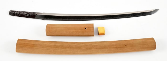 WAKIZASHI SIGNED BISHU HARUMITSU.