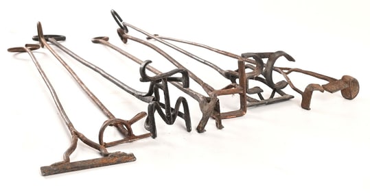 LOT OF 7 RANCH CATTLE BRANDS.