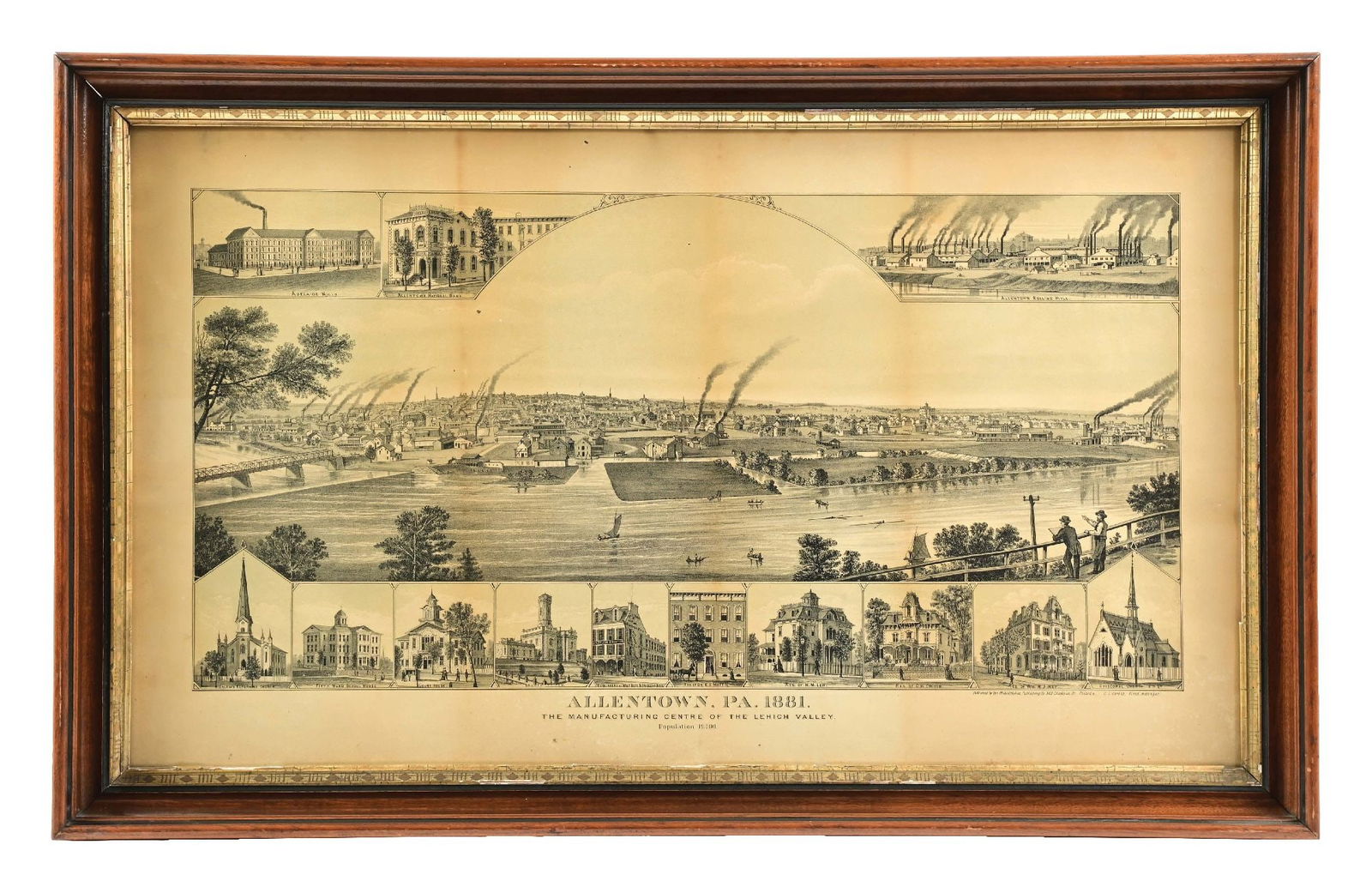 1881 ALLENTOWN, PA THE MANUFACTURING CENTRE OF THE LEHIGH VALLEY PRINT (1 of 4)