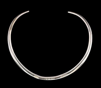 TIFFANY & CO. STERLING SILVER 1837 COLLAR NECKLACE