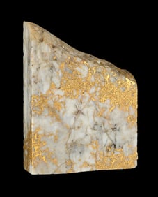 LARGE NATURAL CALIFORNIA GOLD QUARTZ SPECIMEN