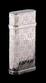 CARTIER DOUBLE C LOGO LIGHTER W/ORIGINAL BOX & BOOKLET, REF. OL000022