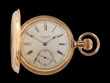 E. HOWARD & CO. 14K GOLD H/C POCKET WATCH