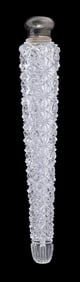 TALL STERLING SILVER AND CRYSTAL VILE
